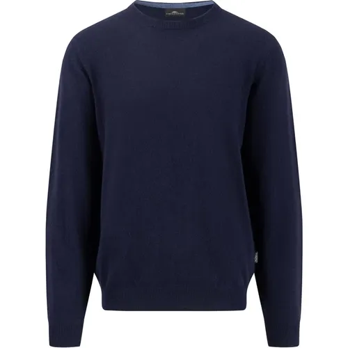 Kaschmir O-Neck Pullover , Herren, Größe: M - FYNCH-HATTON - Modalova