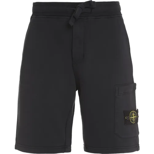 Cotton bermuda shorts , male, Sizes: 2XL, S - Stone Island - Modalova