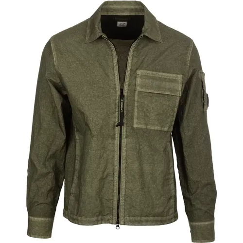 Stylish Giubbotto Light Jacket for Men , male, Sizes: XL - C.P. Company - Modalova