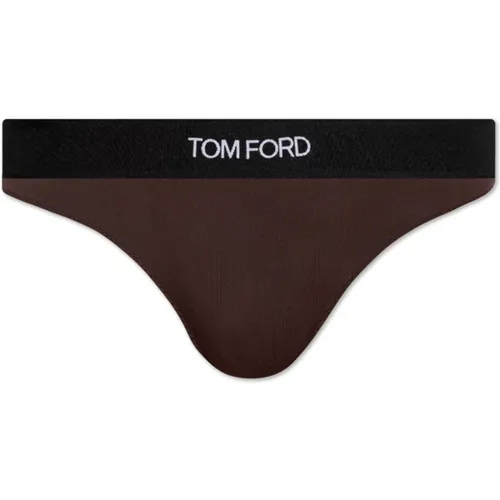 Bottoms, female, , Size: L Logo Thong - Tom Ford - Modalova