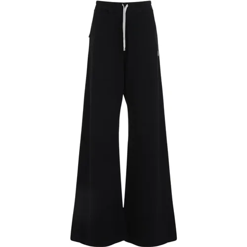 Schwarze Joggers Mu02D8H02 , Damen, Größe: L - Moncler - Modalova