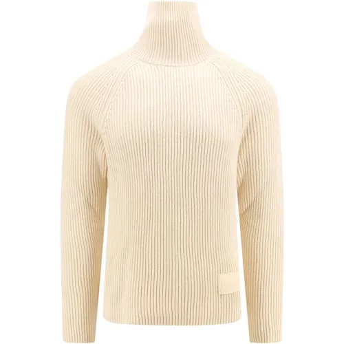 Mens Clothing Sweater White Aw23 , male, Sizes: L, M - Ami Paris - Modalova
