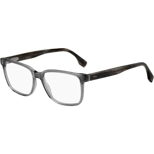 Glasses, unisex, , Size: 57 MM Grey Horn Eyewear Frames - Hugo Boss - Modalova