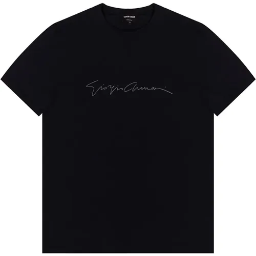 Logo T-Shirt , Herren, Größe: XL - Giorgio Armani - Modalova
