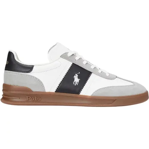 Sneakers, male, , Size: 7 US Classic Tennis-Inspired Sneakers for Timeless Style - Polo Ralph Lauren - Modalova