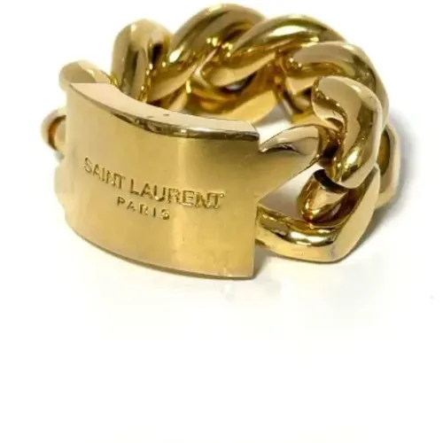 Pre-owned Jewellery, female, , Size: ONE SIZE Pre-owned Metal rings - Yves Saint Laurent Vintage - Modalova