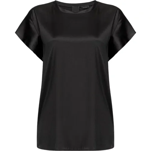 Elegant Satin Stretch Farida Top , female, Sizes: S, M, XS - pinko - Modalova