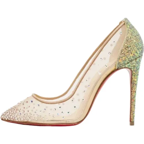 Pre-owned Mesh heels , female, Sizes: 3 UK - Christian Louboutin Pre-owned - Modalova