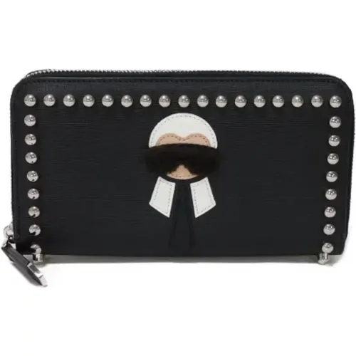 Pre-owned Wallets, female, , Size: ONE SIZE Pre-owned Leather wallets - Fendi Vintage - Modalova