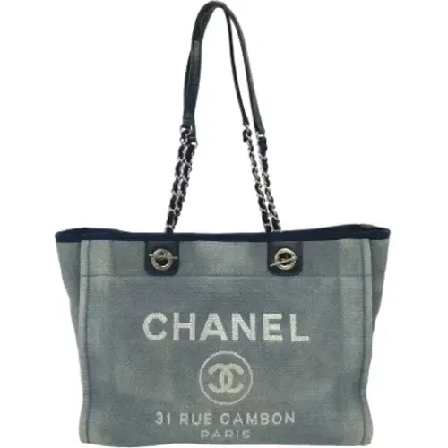 Pre-owned Canvas chanel-bags , female, Sizes: ONE SIZE - Chanel Vintage - Modalova