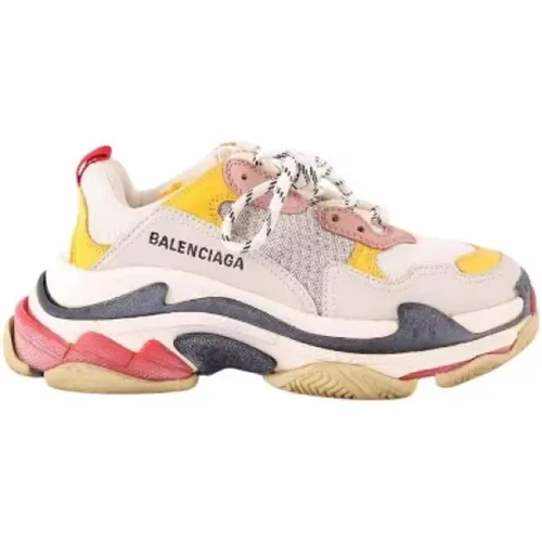 Pre-owned Sneakers, female, , Size: 7 US Pre-owned Leather sneakers - Balenciaga Vintage - Modalova