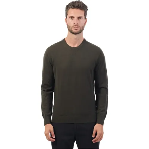 Grüner Rundhalsausschnitt Pullover Leichter Strick - Armani Exchange - Modalova