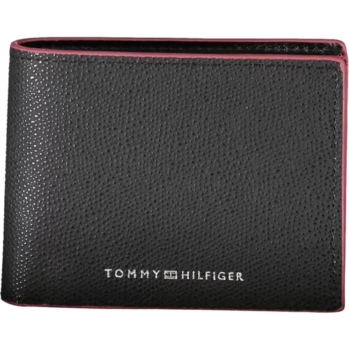 Wallets & Cardholders, male, , Size: ONE SIZE Men's Wallet Contrast Logo - Tommy Hilfiger - Modalova