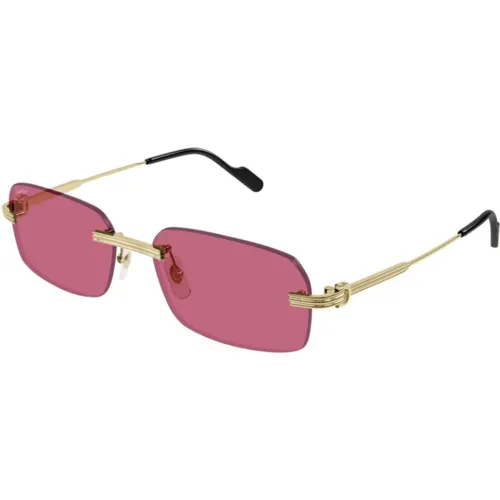 Sunglasses, unisex, , Size: ONE SIZE Stylish Sunglasses for Chic Look - Cartier - Modalova