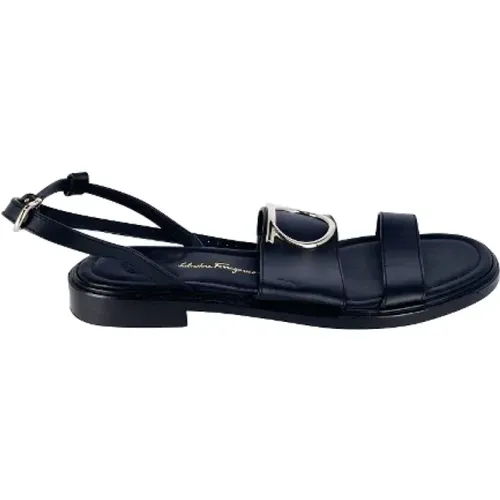 Pre-owned Leder sandals , Damen, Größe: 41 EU - Salvatore Ferragamo Pre-owned - Modalova