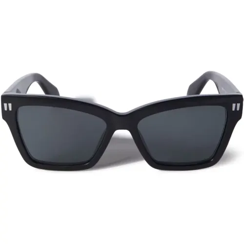 Crystal Grey Sunglasses Cincinnati , male, Sizes: ONE SIZE - Off White - Modalova