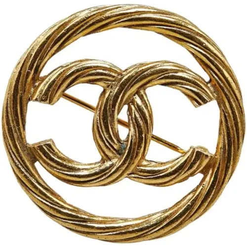 Pre-owned Metal brooches , female, Sizes: ONE SIZE - Chanel Vintage - Modalova