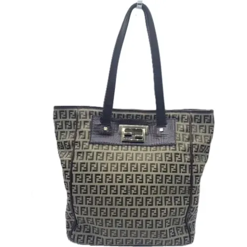 Pre-owned Tote Bags, female, , Size: ONE SIZE Pre-owned Canvas fendi-bags - Fendi Vintage - Modalova