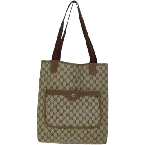 Pre-owned Tote Bags, female, , Size: ONE SIZE Pre-owned Canvas totes - Gucci Vintage - Modalova