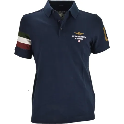 Italian Charm Polo , male, Sizes: M - aeronautica militare - Modalova