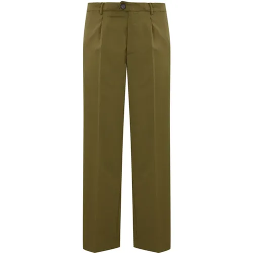 AMARÁNTO, Chinos, male, , Size: XL Wool Blend Trousers - Amaránto - Modalova