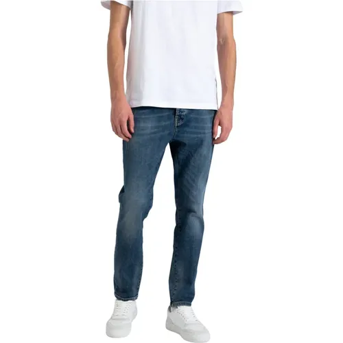 Klassische Jeans aus Baumwolle und Elasthan , Herren, Größe: W29 L32 - Goldgarn Denim - Modalova