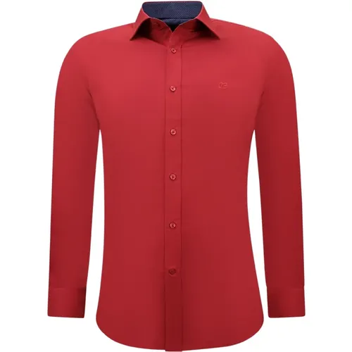Baumwoll-Businesshemd für Herren - Bluse mit schmaler Passform und Stretch , Herren, Größe: XL - Gentile Bellini - Modalova