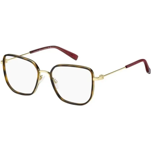 Stylish Havana 2 Frame Glasses , unisex, Sizes: 53 MM - Tommy Hilfiger - Modalova