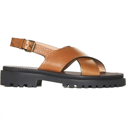 Nieten Leder Sandalen , Damen, Größe: 38 EU - Isabel marant - Modalova