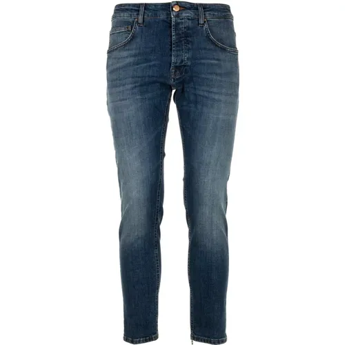Slim-Fit Denim Jeans for Men , male, Sizes: W32 - Don The Fuller - Modalova