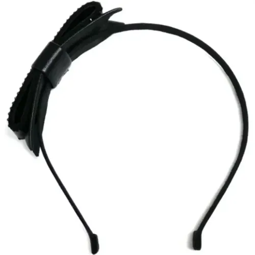 Pre-owned Accessories, female, , Size: ONE SIZE Pre-owned Leather hair-accessories - Chanel Vintage - Modalova