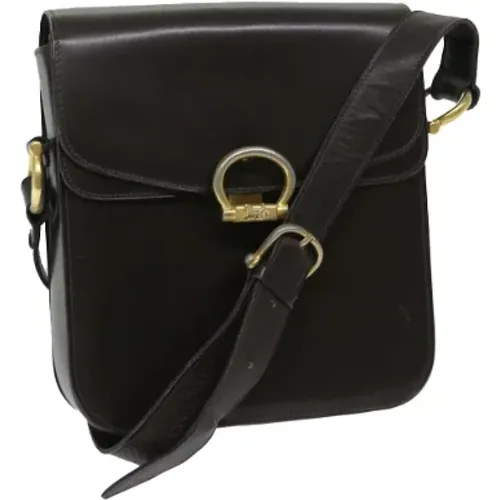 Pre-owned Cross Body Bags, female, , Size: ONE SIZE Pre-owned Leather celine-bags - Celine Vintage - Modalova