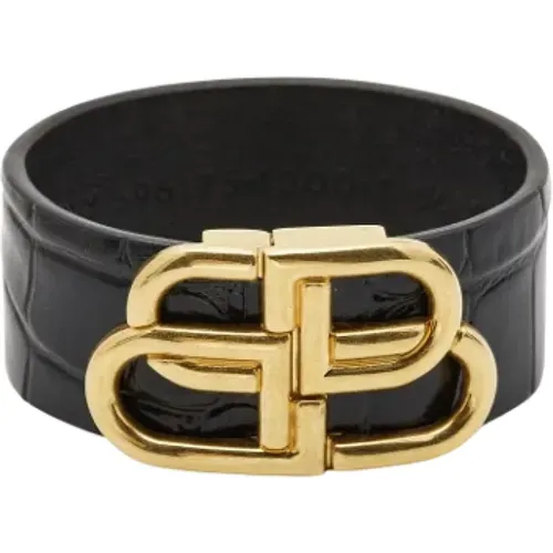 Pre-owned Jewellery, female, , Size: ONE SIZE Pre-owned Leather bracelets - Balenciaga Vintage - Modalova