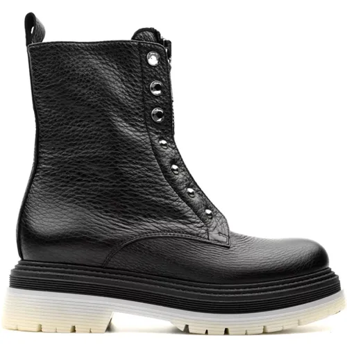 Leather Boots , female, Sizes: 5 UK, 6 UK, 4 UK, 7 UK, 3 UK - Laura Bellariva - Modalova