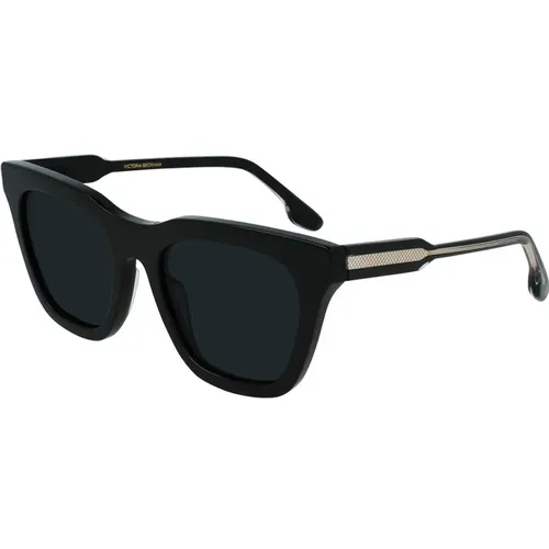 Schwarze Sonnenbrille VB630S-001,Rechteckige Acetat-Sonnenbrille - Victoria Beckham - Modalova