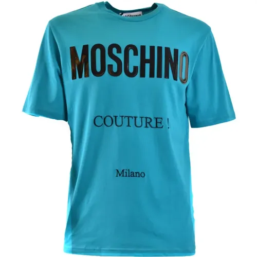 T-Shirts, male, , Size: L Elevate Your Casual Wardrobe with Stylish T-Shirts - Moschino - Modalova