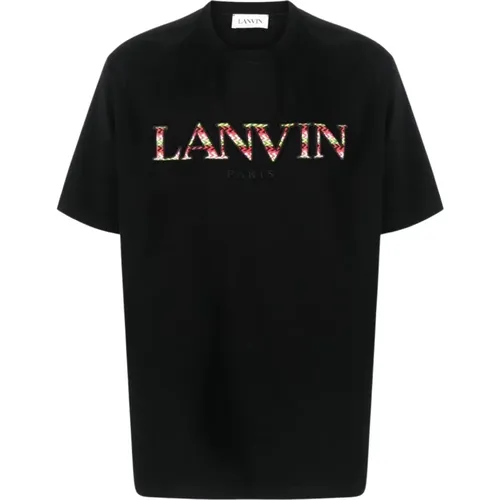 T-Shirts, male, , Size: M Classic Curb Tee-Shirt - Lanvin - Modalova