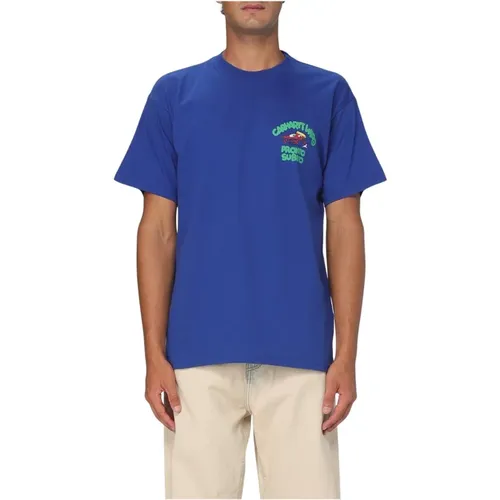 T-Shirts, male, , Size: XL Graphic Print Short Sleeve Tee - Carhartt WIP - Modalova