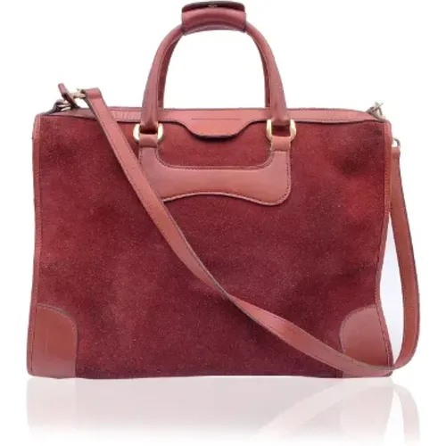 Pre-owned Wildleder handtaschen , Damen, Größe: ONE Size - Gucci Vintage - Modalova