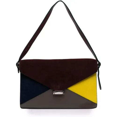 Pre-owned Shoulder Bags, female, , Size: ONE SIZE Pre-owned Envelope Flap Bag - Celine Vintage - Modalova