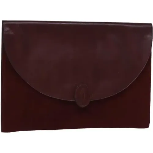 Pre-owned Wildleder clutches - Cartier Vintage - Modalova