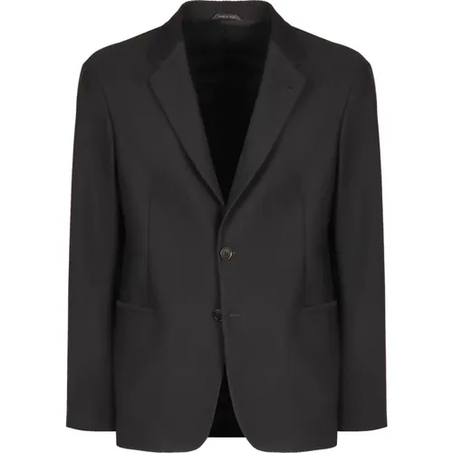 Klassischer Blazer mit Reverskragen - Giorgio Armani - Modalova