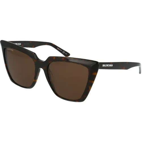 Stylische Sonnenbrille BB0046S,Cat-Eye Sonnenbrille mit auffälligen Kanten - Balenciaga - Modalova