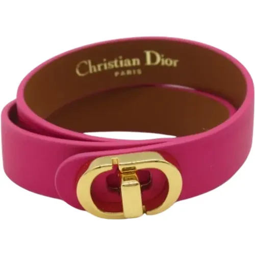 Pre-owned Jewellery, female, , Size: ONE SIZE Pre-owned Leather dior-jewelry - Dior Vintage - Modalova