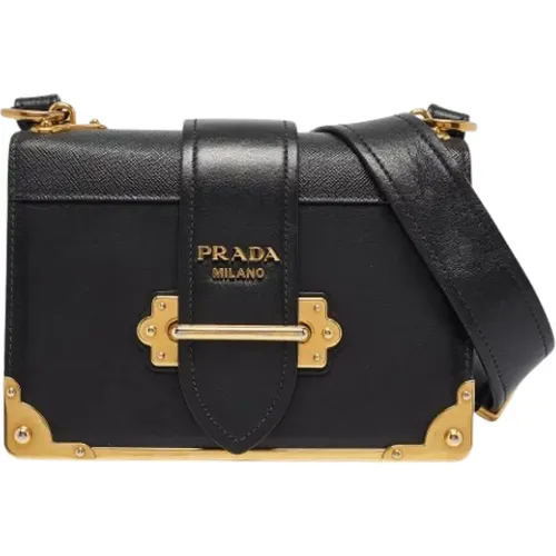 Pre-owned Leather prada-bags , female, Sizes: ONE SIZE - Prada Vintage - Modalova