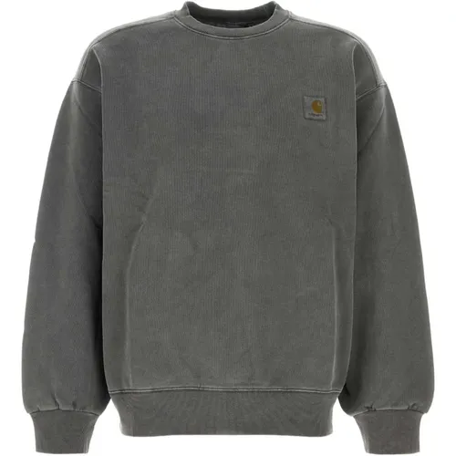 Graphit Baumwoll-Sweatshirt Vista Stil , Herren, Größe: S - Carhartt WIP - Modalova