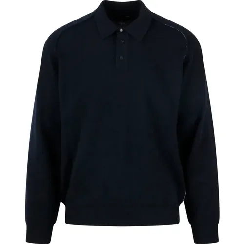 Superfine Wool Polo - Fw23 , male, Sizes: M, XL - Roberto Collina - Modalova