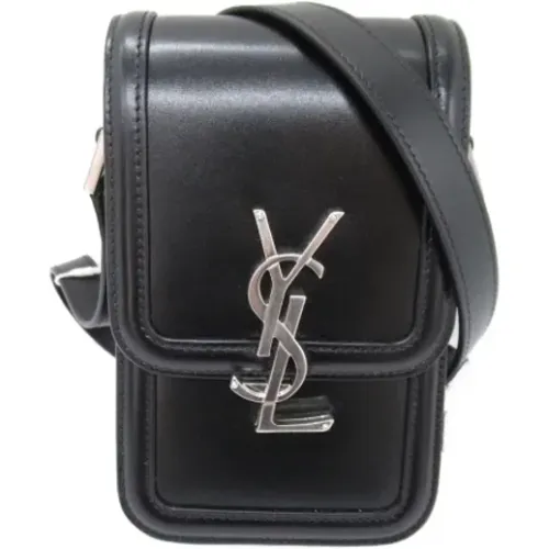 Pre-owned Cross Body Bags, female, , Size: ONE SIZE Pre-owned Leather shoulder-bags - Yves Saint Laurent Vintage - Modalova