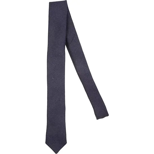 Ties, male, , Size: ONE SIZE Linen Silk Cotton Tie - Eleventy - Modalova