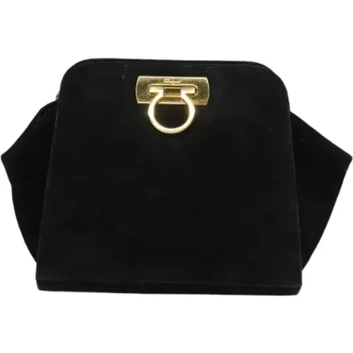 Pre-owned Cross Body Bags, female, , Size: ONE SIZE Pre-owned Suede shoulder-bags - Salvatore Ferragamo Pre-owned - Modalova